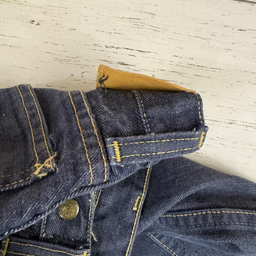 Vintage Lee Riders Jeans Boys 12 Slim Blue Denim Sanforized Made In USA 24x27 - Picture 10 of 10